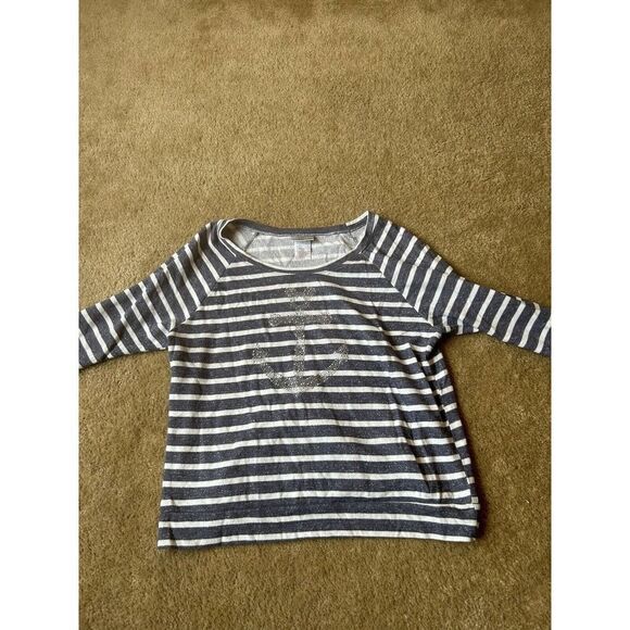 Disney Cruise Line Sweater Women XXG Sparkle Mickey Anchor Light Sweatshirt - Picture 1 of 6